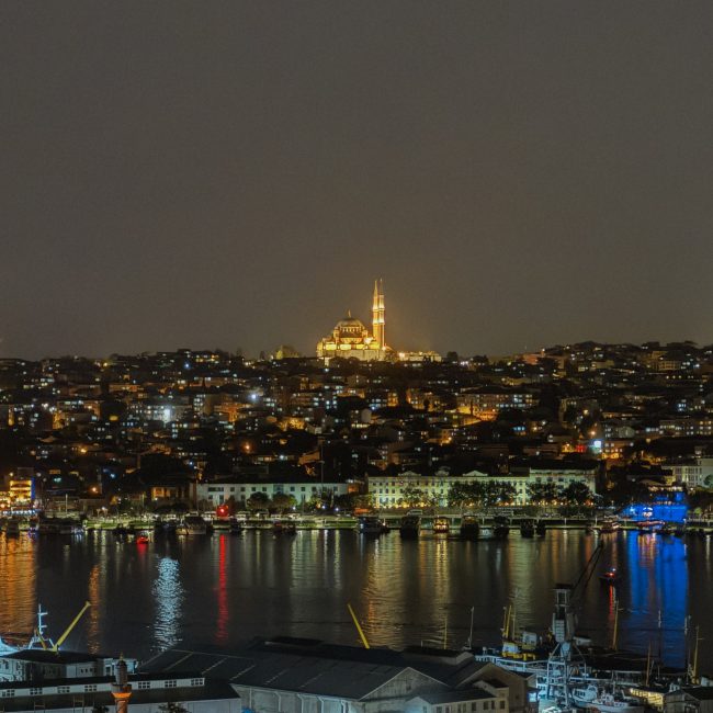 Nighttime views from the roof top